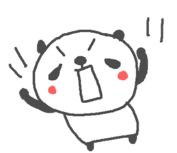 Valentine's day panda stickers! sticker #15026026