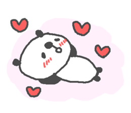 Valentine's day panda stickers! sticker #15026032