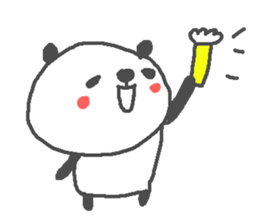 Valentine's day panda stickers! sticker #15026035