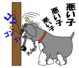Spunky Miniature Schnauzer sticker #15026045