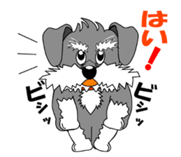 Spunky Miniature Schnauzer sticker #15026049