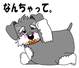 Spunky Miniature Schnauzer sticker #15026050