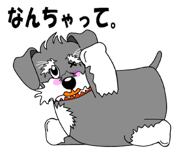 Spunky Miniature Schnauzer sticker #15026050