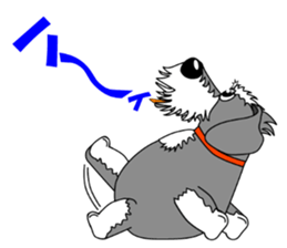 Spunky Miniature Schnauzer sticker #15026054