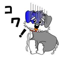 Spunky Miniature Schnauzer sticker #15026055