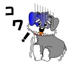 Spunky Miniature Schnauzer sticker #15026055