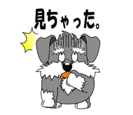 Spunky Miniature Schnauzer sticker #15026058