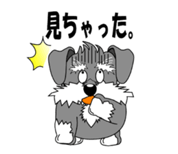 Spunky Miniature Schnauzer sticker #15026058