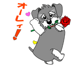 Spunky Miniature Schnauzer sticker #15026063