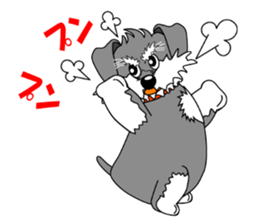 Spunky Miniature Schnauzer sticker #15026074