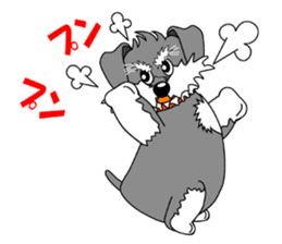 Spunky Miniature Schnauzer sticker #15026074