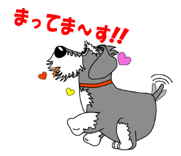 Spunky Miniature Schnauzer sticker #15026075