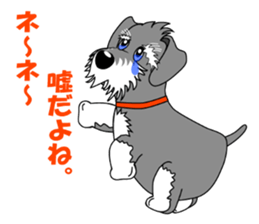 Spunky Miniature Schnauzer sticker #15026078