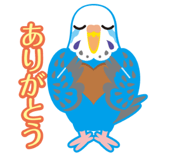 Valentine.Budgerigars budgerigar sticker #15026091