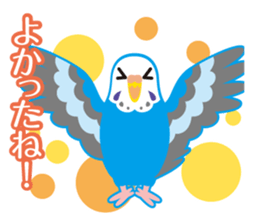 Valentine.Budgerigars budgerigar sticker #15026100