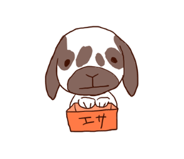 Ronne.american fuzzy lop sticker #15026469