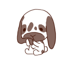 Ronne.american fuzzy lop sticker #15026472