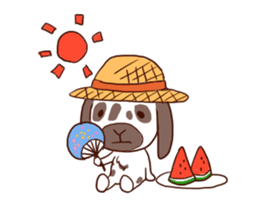 Ronne.american fuzzy lop sticker #15026478