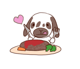 Ronne.american fuzzy lop sticker #15026481