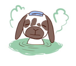 Ronne.american fuzzy lop sticker #15026495