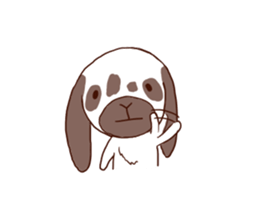 Ronne.american fuzzy lop sticker #15026496