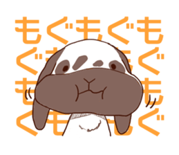 Ronne.american fuzzy lop sticker #15026506