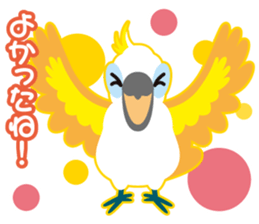 Valentine.Sulphur-Crested Cockatoo2 sticker #15026788