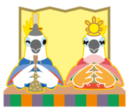 Valentine.Sulphur-Crested Cockatoo2 sticker #15026794