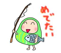 Blessing daruma-chan sticker #15026948