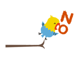 Moving! Chirping Birds sticker #15027583