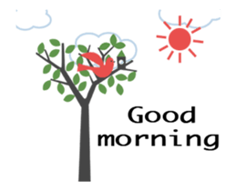 Moving! Chirping Birds sticker #15027584