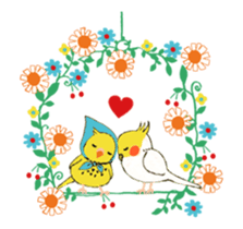 Moving! Chirping Birds sticker #15027594