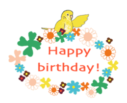 Moving! Chirping Birds sticker #15027595