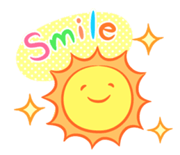 The happy sun sticker #15029146