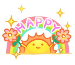 The happy sun sticker #15029151