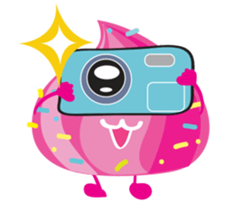 Sweet and Lovely Creamy Ice Ball sticker #15029203