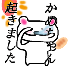 My name is Kamechan sticker #15030700