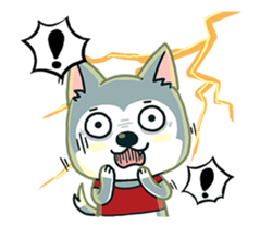 Hello Husky ! sticker #15030914