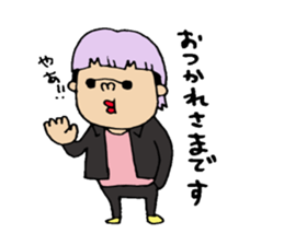 lady beautician Sticker. sticker #15031156