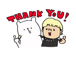 lady beautician Sticker. sticker #15031171