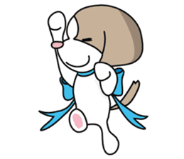 Doggy's Ribbon sticker #15032167