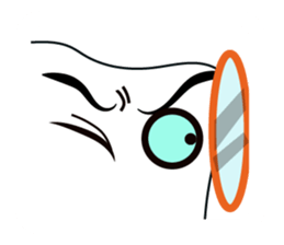 Mischievous White Cups Emotional Tone sticker #15032771