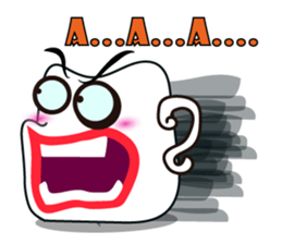 Mischievous White Cups Emotional Tone sticker #15032772