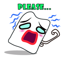 Mischievous White Cups Emotional Tone sticker #15032778