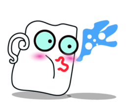 Mischievous White Cups Emotional Tone sticker #15032784