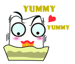 Mischievous White Cups Emotional Tone sticker #15032790