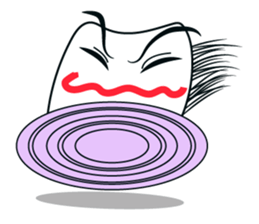 Mischievous White Cups Emotional Tone sticker #15032791