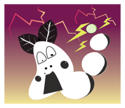 Funny Round Green Worm sticker #15032909