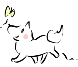 3 kinds of Shiba dog sticker #15033022