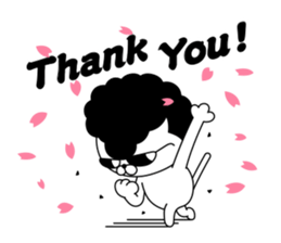 Yankee cat | Graduation photograph sticker #15033639